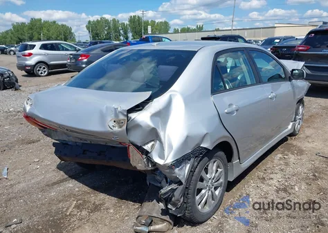 2009 Toyota Corolla S из США, поврежденный, VIN 2T1BU40E19C070593